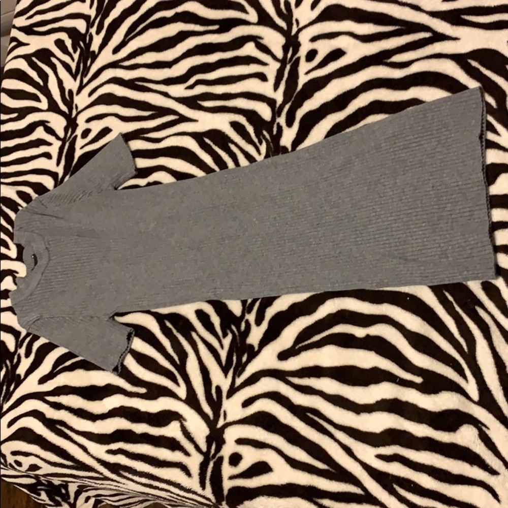 Grey, short sleeve, slim dress, Forever 21 size M